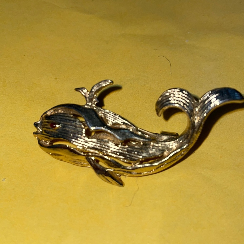 Whimsical Whale Pin